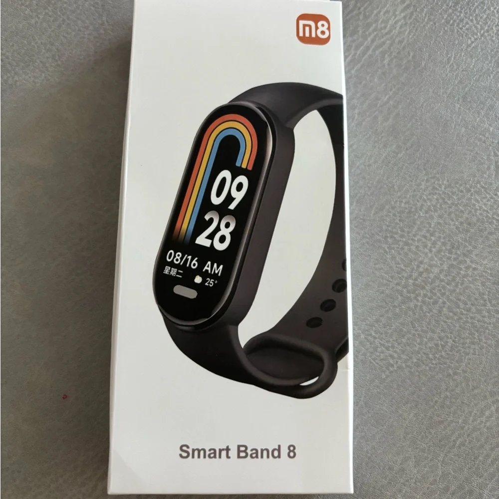 Black Fitness Tracker with Sleek Design and Wristband